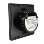 کلید تک پل هوشمند لمسی مشکی با قابلیت کنترل از طریق WiFi و ریموت - Image 2