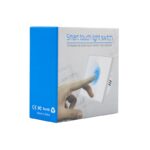 کلید تک پل هوشمند لمسی مشکی با قابلیت کنترل از طریق WiFi و ریموت - Image 3