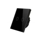 کلید دو پل هوشمند لمسی مشکی - Image 2