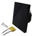 کلید تک پل هوشمند لمسی مشکی با قابلیت کنترل از طریق WiFi و ریموت - Image 7