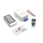 دربازکن کارتی رمزی وریموتی فلزی ضد آب 220 ولت MF8