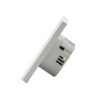 کلید دو پل هوشمند لمسی سفید با قابلیت کنترل از طریق WiFi و ریموت - Image 2