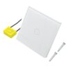 کلید تک پل هوشمند لمسی سفید با قابلیت کنترل از طریق WiFi و موبایل و ریموت - Image 10