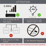 کلید سه پل هوشمند لمسی سفید با قابلیت کنترل از طریق WiFi و ریموت - Image 9