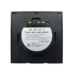 کلید دو پل هوشمند لمسی مشکی - Image 9