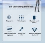 دستگیره دیجیتال اثرانگشتی کارتی ورمزی FP01 - Image 11