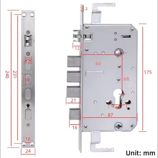 دستگیره دیجیتال اثرانگشتی کارتی ورمزی FP01 - Image 21