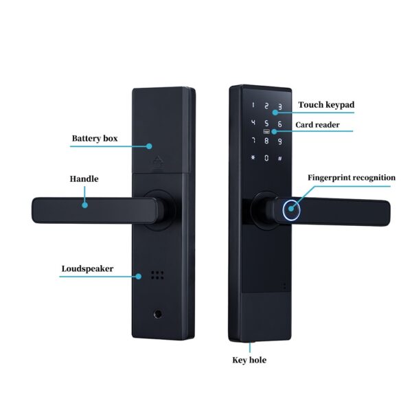 دستگیره دیجیتال اثرانگشتی کارتی ورمزی FP01 - Image 6