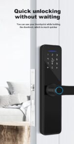 دستگیره دیجیتال اثرانگشتی کارتی رمزی وموبایلی FP04 - Image 8