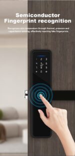 دستگیره دیجیتال اثرانگشتی کارتی رمزی وموبایلی FP04 - Image 9