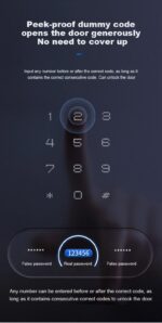 دستگیره دیجیتال اثرانگشتی /کارتی ورمزی FP05 - Image 7