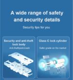 دستگیره دیجیتال اثرانگشتی /کارتی ورمزی FP05 - Image 13