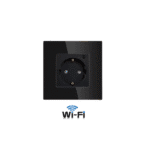 پریز هوشمند تویا شیشه ای مشکی ( توکار )