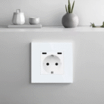 پریز هوشمند تویا شیشه ای سفید (توکار ) - Image 4