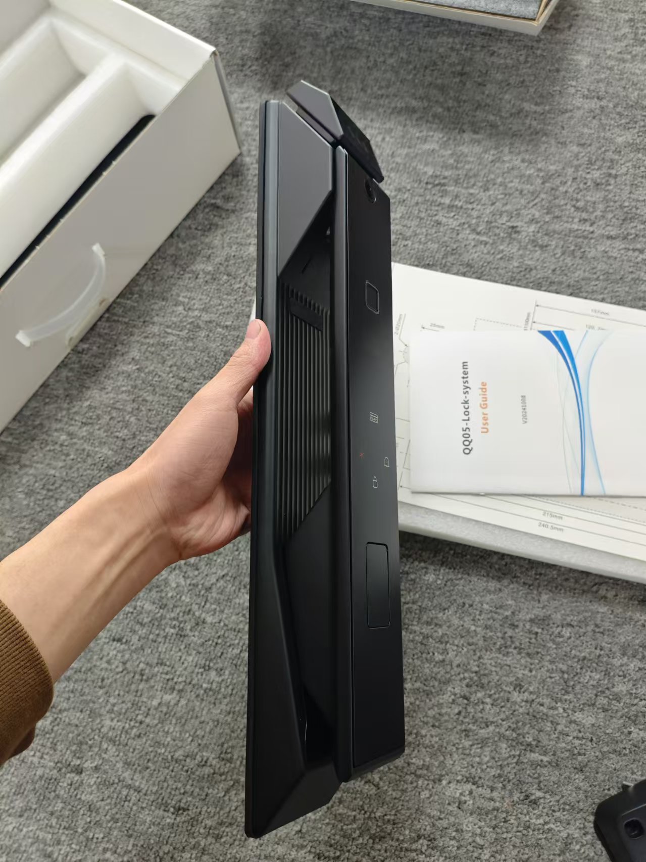 دستگیره دیجیتال هوشمند (تشخیص چهره-اثرانگشت-کارت-رمزوموبایل)TY01 - Image 6