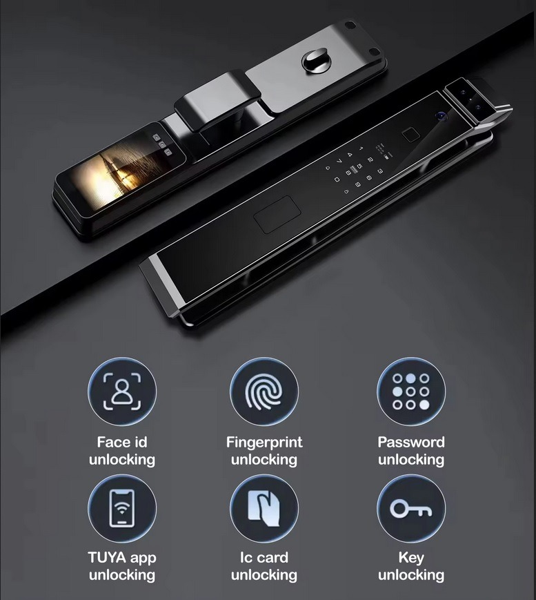 دستگیره دیجیتال هوشمند (تشخیص چهره-اثرانگشت-کارت-رمزوموبایل)TY01 - Image 15