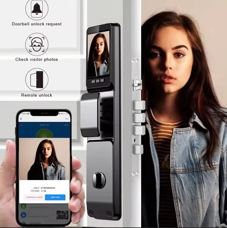 دستگیره دیجیتال هوشمند (تشخیص چهره-اثرانگشت-کارت-رمزوموبایل)TY01 - Image 16
