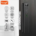 دستگیره دیجیتال زبان فارسی (تشخیص چهره -اثرانگشت-اسکن کف دست-موبایل-رمز-کارت و کلید مکانیکی )TY03 - Image 11