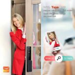 دستگیره دیجیتال زبان فارسی (تشخیص چهره -اثرانگشت-اسکن کف دست-موبایل-رمز-کارت و کلید مکانیکی )TY08 - Image 4