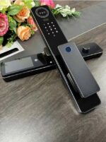 دستگیره دیجیتال زبان فارسی (تشخیص چهره -اثرانگشت-اسکن کف دست-موبایل-رمز-کارت و کلید مکانیکی )TY08 - Image 12