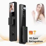 دستگیره دیجیتال زبان فارسی (تشخیص چهره -اثرانگشت-اسکن کف دست-موبایل-رمز-کارت و کلید مکانیکی )TY08 - Image 11