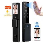 دستگیره دیجیتال زبان فارسی (تشخیص چهره -اثرانگشت-اسکن کف دست-موبایل-رمز-کارت و کلید مکانیکی )TY08 - Image 8