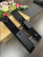 دستگیره دیجیتال زبان فارسی (تشخیص چهره -اثرانگشت-اسکن کف دست-موبایل-رمز-کارت و کلید مکانیکی )TY08 - Image 13