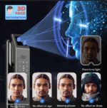 دستگیره دیجیتال تشخیص چهره -کارتی -رمزی وموبایلی FY01 - Image 11