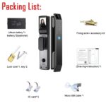 دستگیره دیجیتال تشخیص چهره -کارتی -رمزی وموبایلی FY01 - Image 22