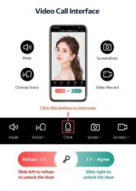 دستگیره دیجیتال تشخیص چهره -کارتی-رمزی وموبایلی FY03 - Image 10