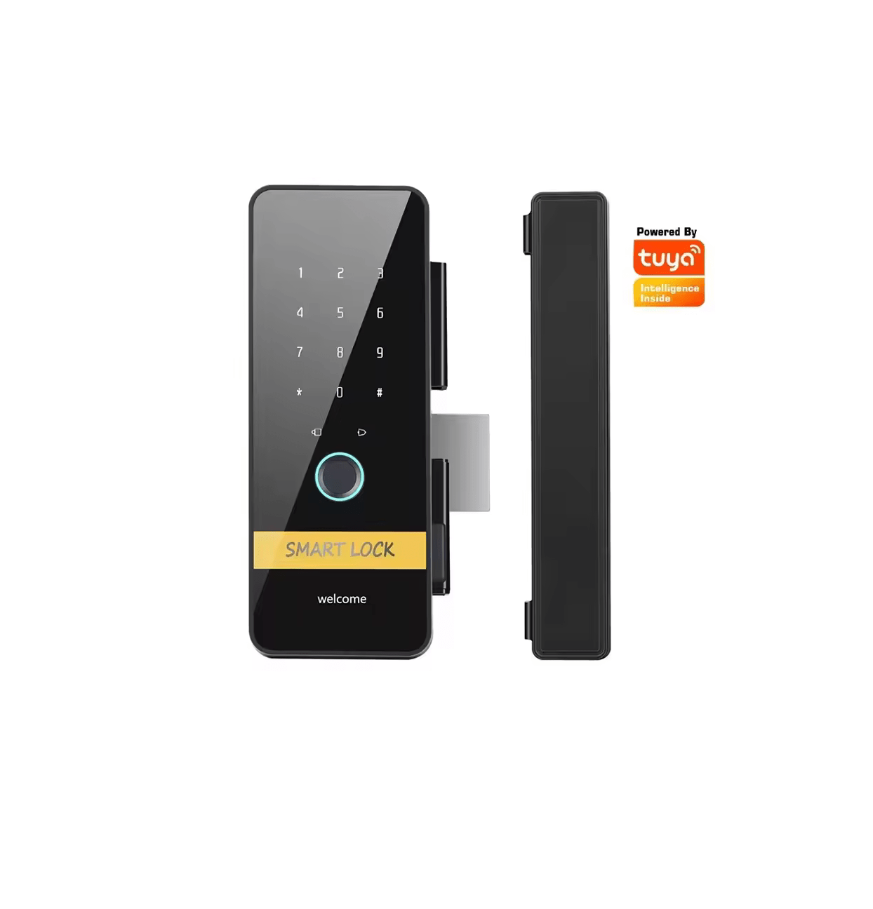 قفل شیشه سکوریت اثرانگشتی -کارتی -رمزی وموبایلی GL02 - Image 9