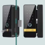 قفل شیشه سکوریت اثرانگشتی -کارتی -رمزی وموبایلی GL02 - Image 13