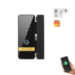 قفل شیشه سکوریت اثرانگشتی -کارتی -رمزی وموبایلی GL02